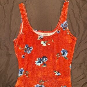 Willow Orange Floral Camisole